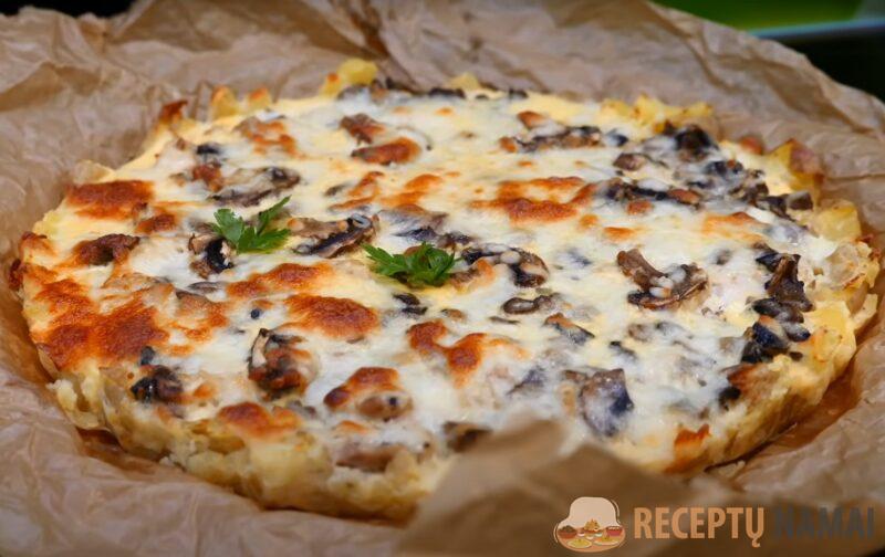 Вкуснее пиццы и проще запеканки: пирог "Жульен" с хрустящей корочкой  — вкус, от которого невозможно оторваться!