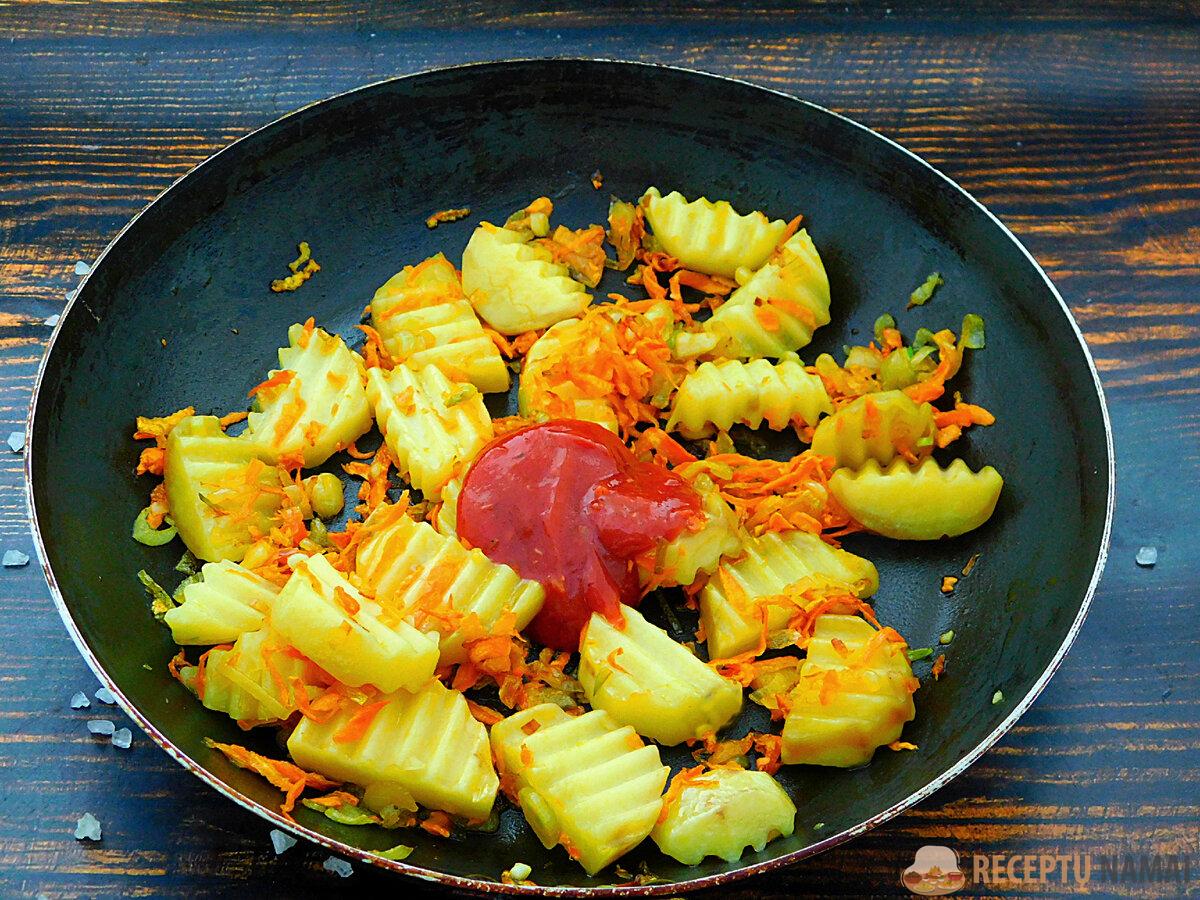 Все сложила в сковороду и забыла! Объедение без возни на ужин или обед