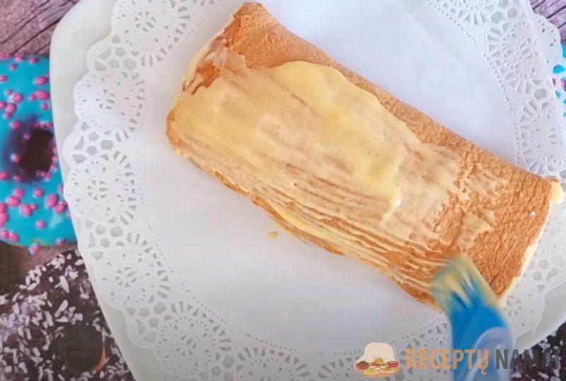 Рулет за 15 минут из простых ингредиентов. Вкусный и необычный десерт