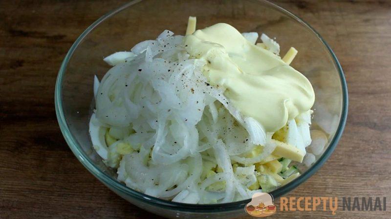 Вкусный и нежный салат за 5 минут. Простой рецепт: всем гостям понравился