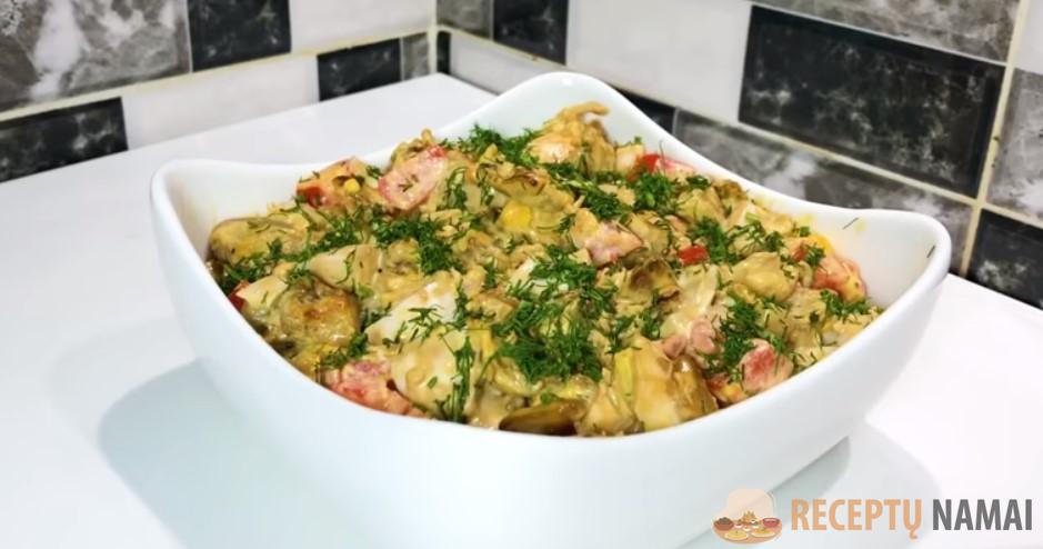 Вкусное блюдо из баклажанов. Удивите свою семью особым вкусом салата