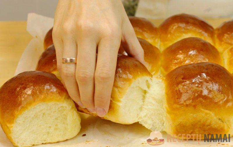 Вкус, как в детстве: тесто ароматное и пышное. Сдобные булочки "Бухты".