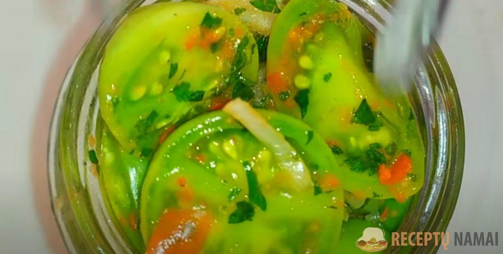 Знала бы раньше приготовила бы больше в том году. Зеленые помидоры по-грузински. Буду закатывать много порций