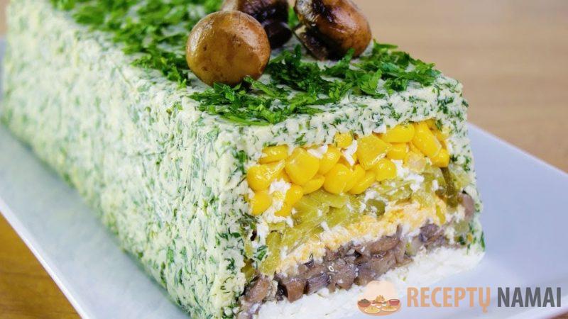 Салат для любого праздничного стола. Оригинальная подача, необыкновенный вкус