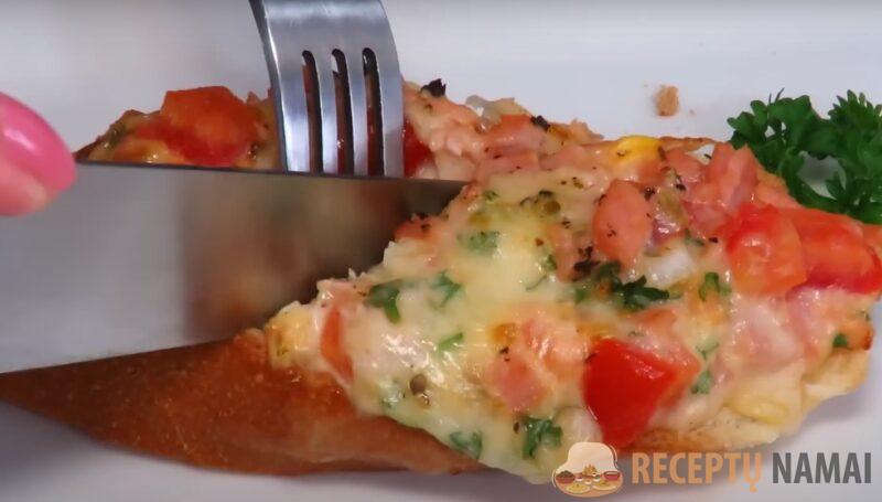 Такой завтрак понравится всем. Пицца-бутерброд для детей и взрослых: вкусная горячая закуска за 10 минут