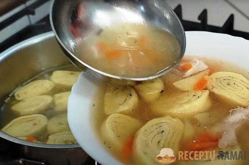 Вкусный и полезный суп с галушками: рецепт без «зажаривания». Просто, быстро, аппетитно