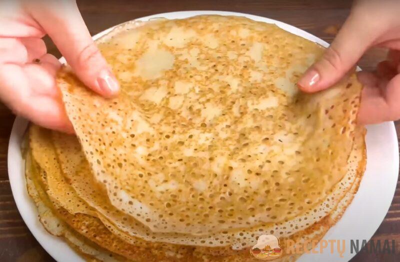 Блины "3 стакана". Самые тонкие и ажурные: вкусный домашний рецепт