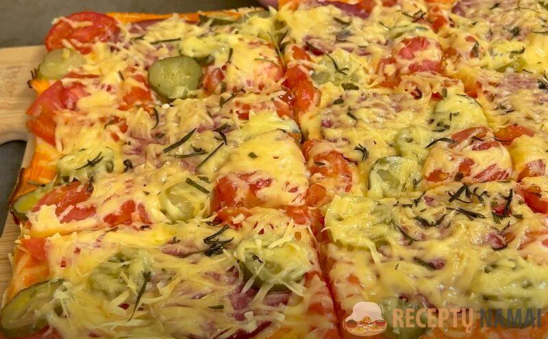 Готовлю пиццу по-новому, даже тесто не замешиваю. Быстро и очень вкусно: сразу 3 рецепта