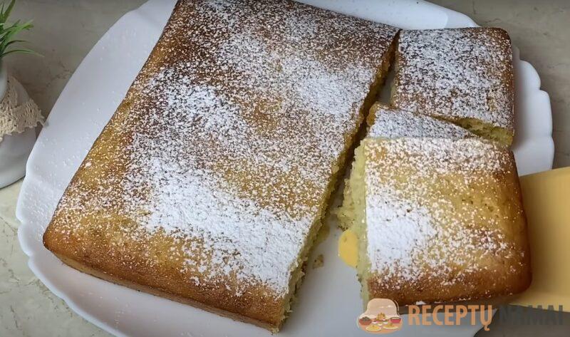 Знаменитый пирог без масла "4 стакана": получается у всех. Весь секрет в пуховом тесте