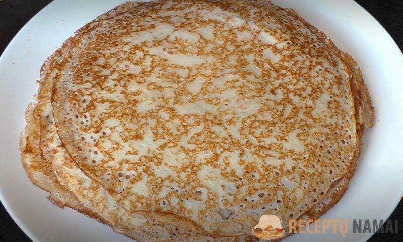 Тонкие блины с вкусной начинкой. Рецепт на Масленицу и Прощёное Воскресенье