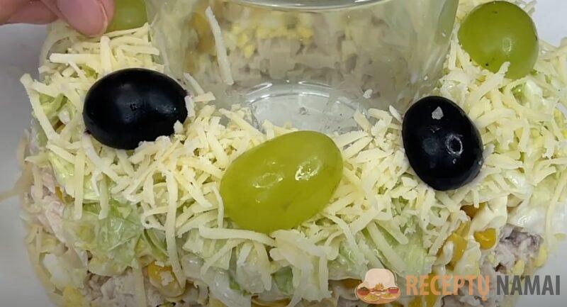 Вкусный салат "Монпасье" - на торжество готовлю только его. Самое яркое блюдо на праздничном столе