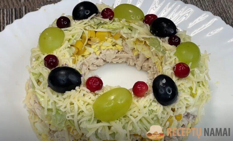 Вкусный салат "Монпасье" - на торжество готовлю только его. Самое яркое блюдо на праздничном столе