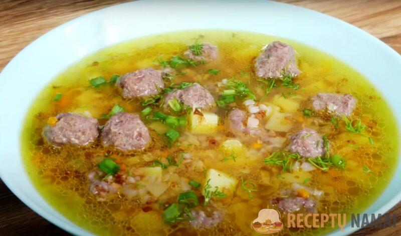 Вкусный и быстрый: гречневый суп с фрикадельками за 30 минут. Как сварить 4 литра насыщенного и сытного супа