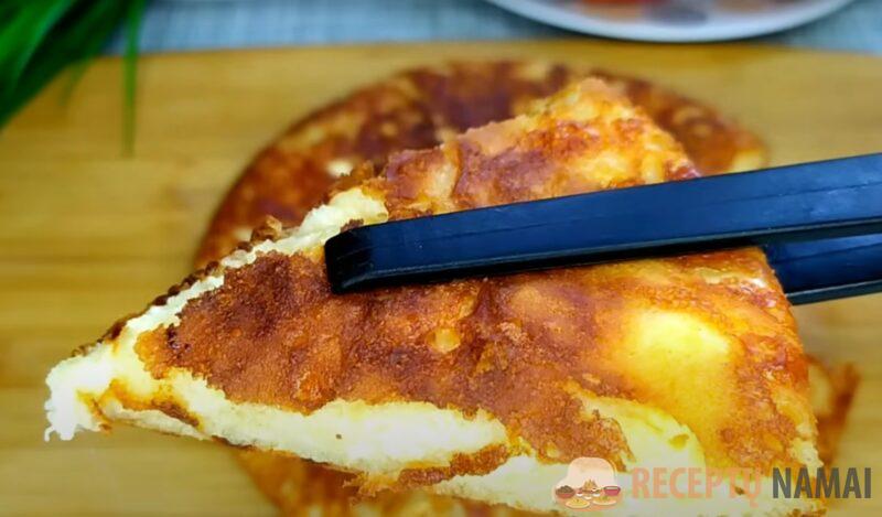 Ленивый хачапури с творогом и сыром на сковороде. Вкусный и простой рецепт