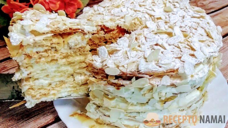 Вместо надоевшего "Наполеона". Уникальный хрустящий торт: вкусный рецепт 1991 года