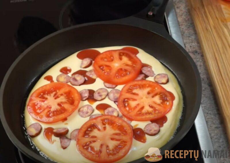 Рецепт полноценной пиццы за 10 минут! Вкусно и натурально: по домашнему просто