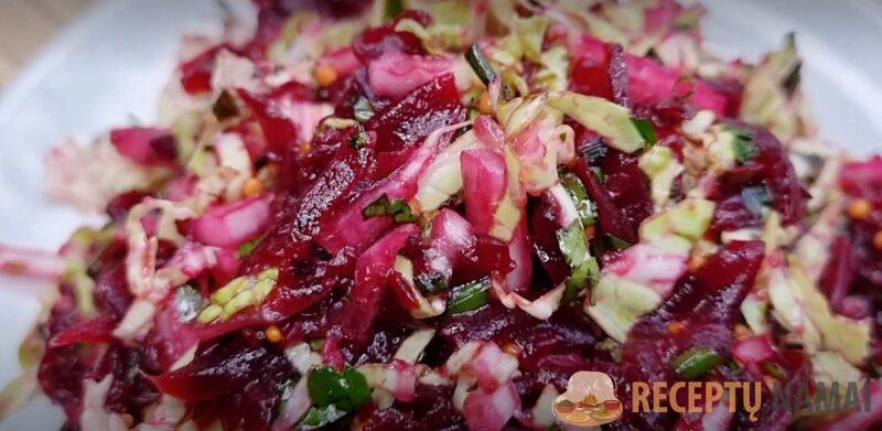 Свёкла с пекинской капустой с новой заправкой: готовлю за 5 минут. Стоящий рецепт салата