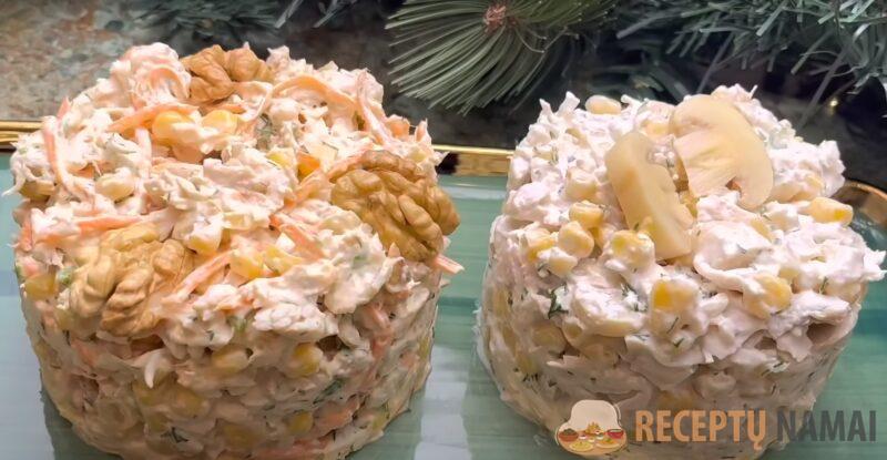 Они такие сочные и вкусные: 2 быстрых салата из куриной грудки. Простой рецепт