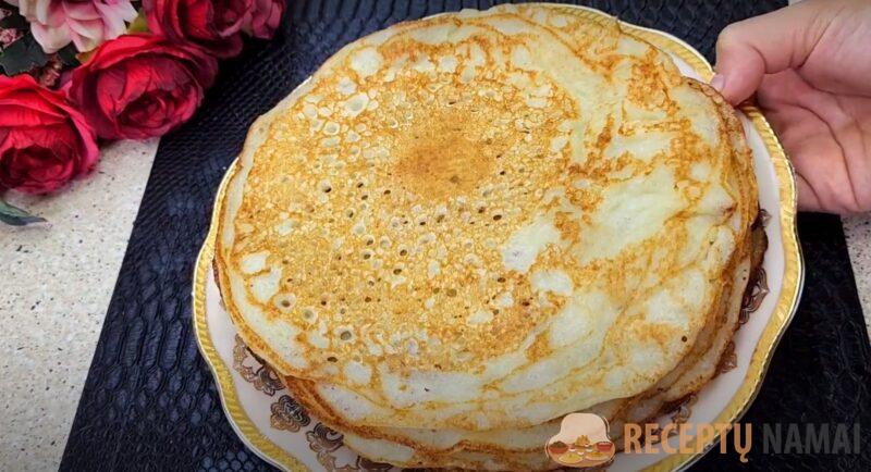 Мука манка и кипяток. Вкусные блины практически из ничего: остановиться будет сложно