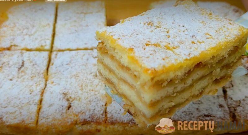 Вы забудете о шарлотке. Вкусный яблочный пирог без замеса за 5 минут. Гениально просто