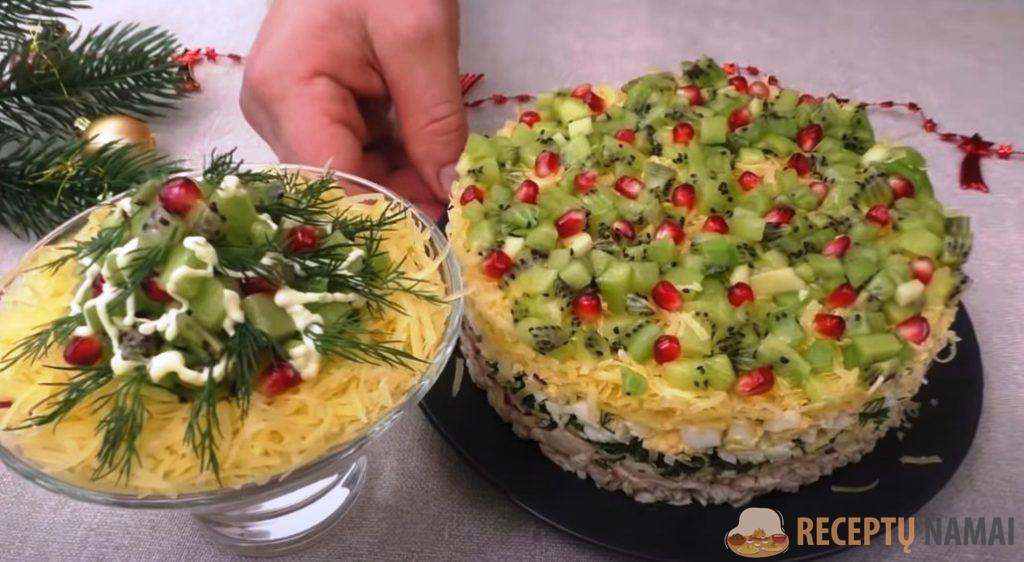 Забудьте за оливье и шубу. Салат от соседки немки просто, вкусно и по-новогоднему