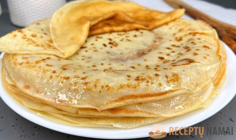 Тонкие и нежные блины "2 молока". Так пекла моя мама: вкуснее для меня просто нет