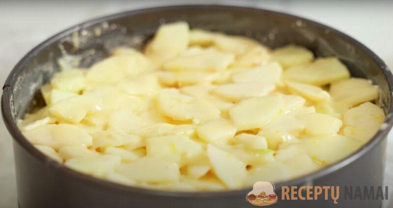 Французский яблочный пирог: много яблок и мало теста. Изумительно вкусный и нежный