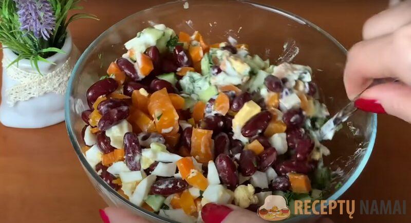 Беру банку фасоли для вкусного рецепта. Новый салат из простых продуктов