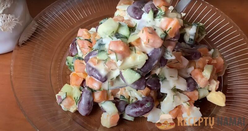 Беру банку фасоли для вкусного рецепта. Новый салат из простых продуктов