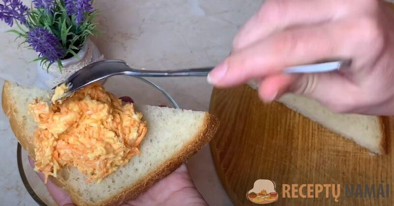 Вкуснейшая намазка на хлеб. Перекус за 3 минуты: простые ингредиенты