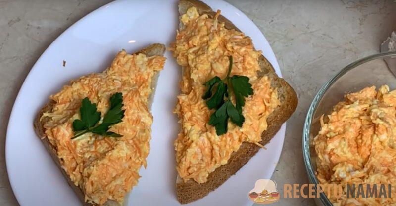 Вкуснейшая намазка на хлеб. Перекус за 3 минуты: простые ингредиенты