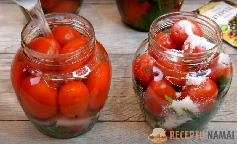 Рассол выпивается быстрее, чем съедаются помидоры. Помидоры без уксуса "Красная девица"