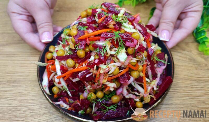 Всегда держу свёклу про запас. Вкусный салат за 5 минут: на столе долго не задерживается