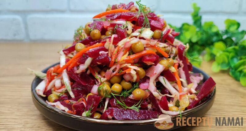 Всегда держу свёклу про запас. Вкусный салат за 5 минут: на столе долго не задерживается