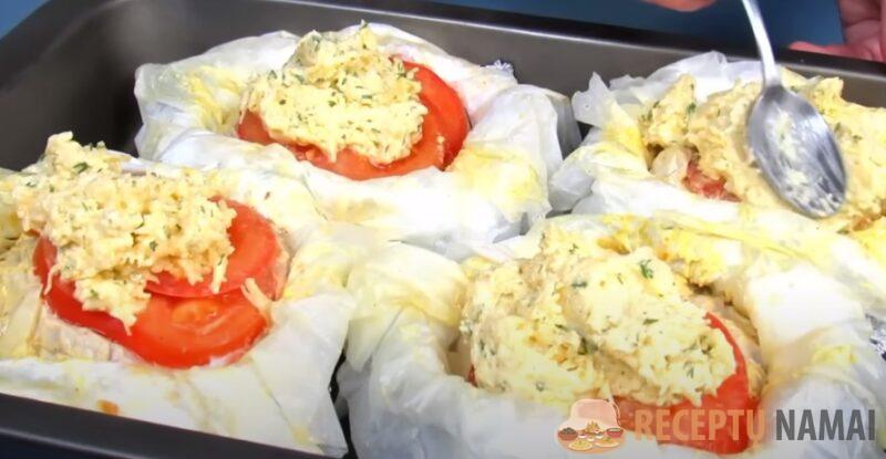 Просто завернула все в фольгу и в духовку. Рецепт вкусного ужин из простых продуктов