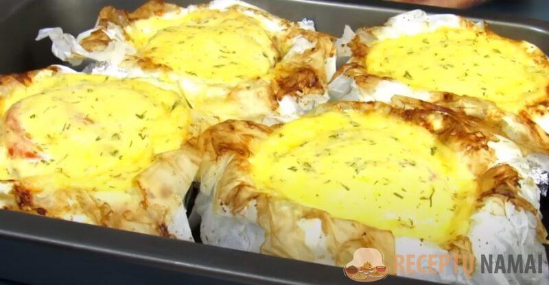 Просто завернула все в фольгу и в духовку. Рецепт вкусного ужин из простых продуктов