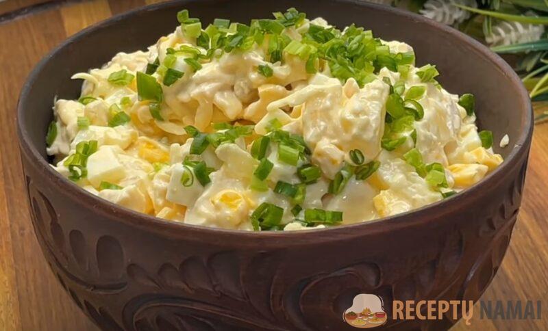 Вкусный и простой салат для моих детей. Рецепт про который многие позабыли, а зря