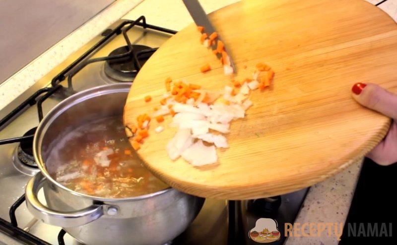 суп с фрикадельками и клецками рецепт фото