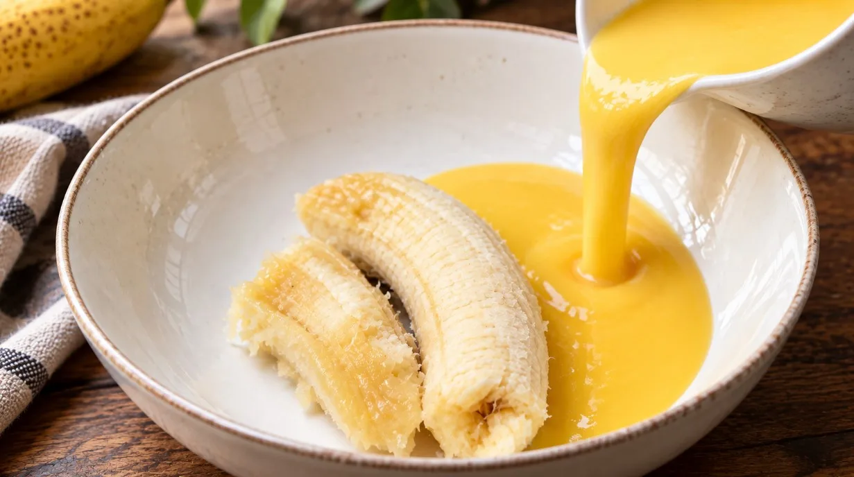 1 bananas ir 2 kiaušiniai: fitneso bananiniai blynai be miltų ir cukraus – tobuli pusryčiams, paruošiami vos per 5 minučių