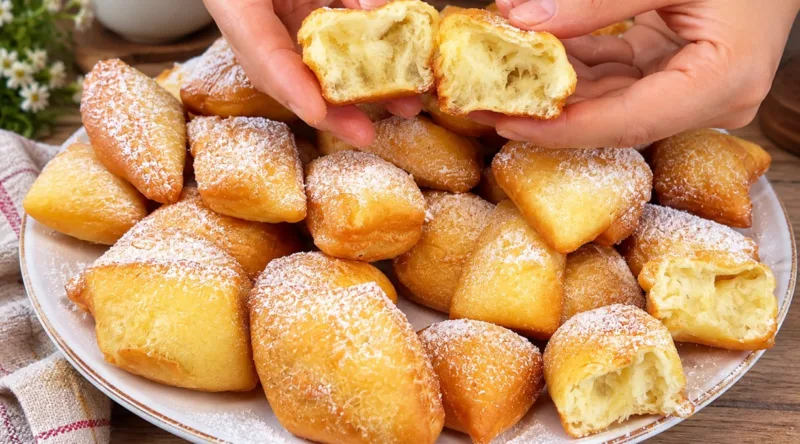 Purūs kefyro baursakai be raugo — paruošiami per kelias minutes