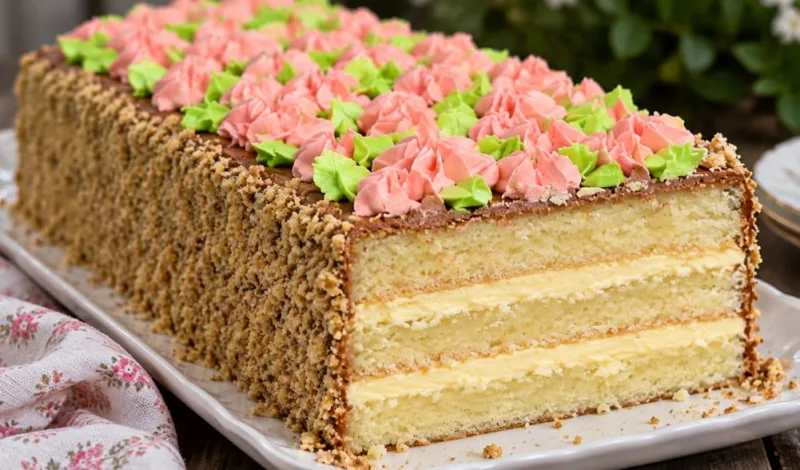 Tortas „Pasaka“ iš vaikystės — klasikinis variantas be grietinėlės, maskarponės ir krakmolo