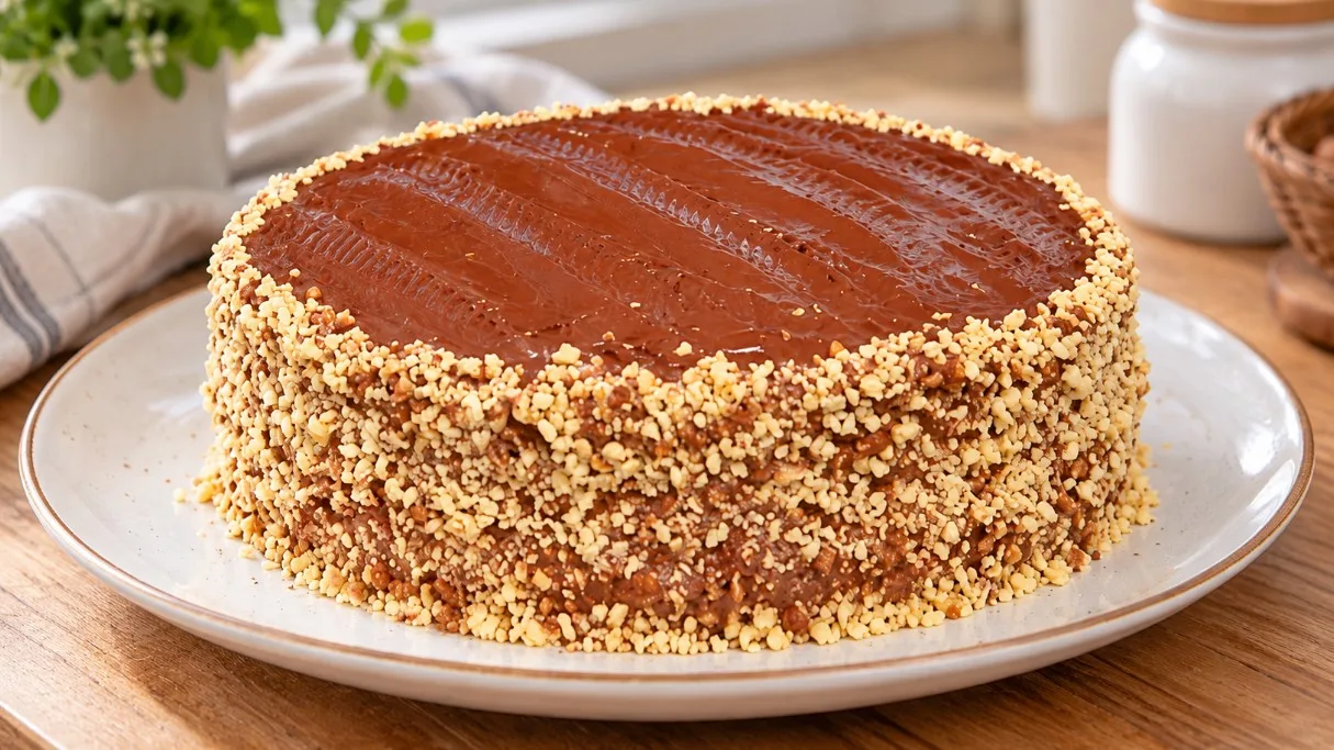 Šokoladinis tortas „Garažas“ — 6 ploni lakštai, kepami po 12 minučių