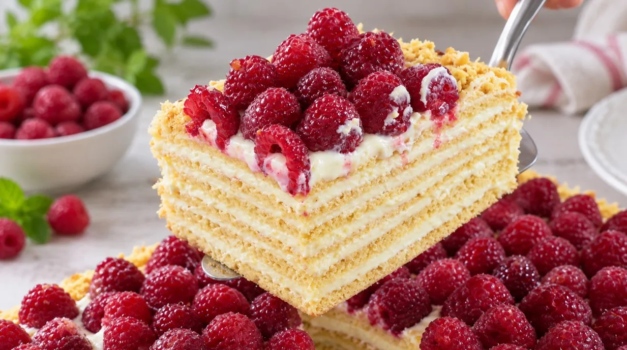 Nereikia kočioti lakštų: tortas „Medaus pūkas“ be grietinėlės ir kondensuoto pieno — tikras medaus torto skonis per kelias minutes