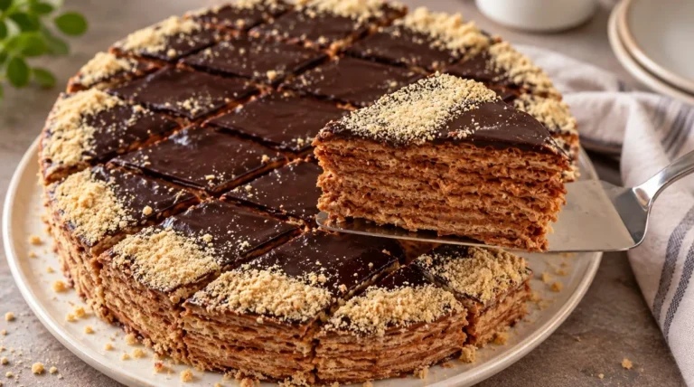 Naminis vaflinis tortas iš vaikystės — kremas paruoštas, kol užverda arbatinukas