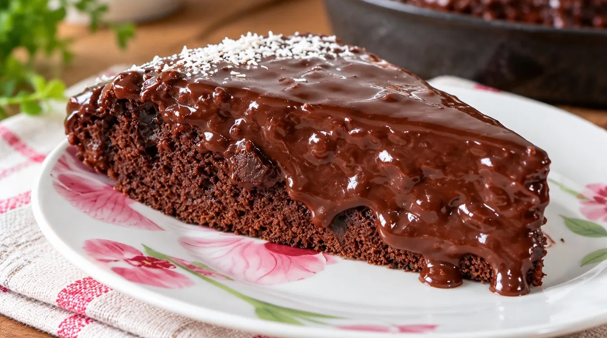 Drėgnas tortas „Trys šokoladai“ — tešlą maišau tiesiai keptuvėje