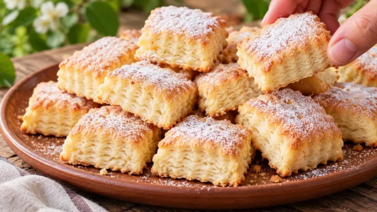 Sluoksniuoti varškės sausainiai „Napoleonas“