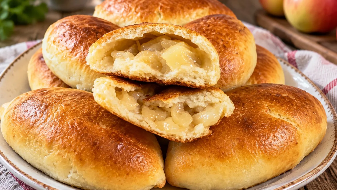 Paprasti ingredientai, o skonis – kaip iš kaimiškos vaikystės: varškėmis įdaryti obuoliniai pyragėliai